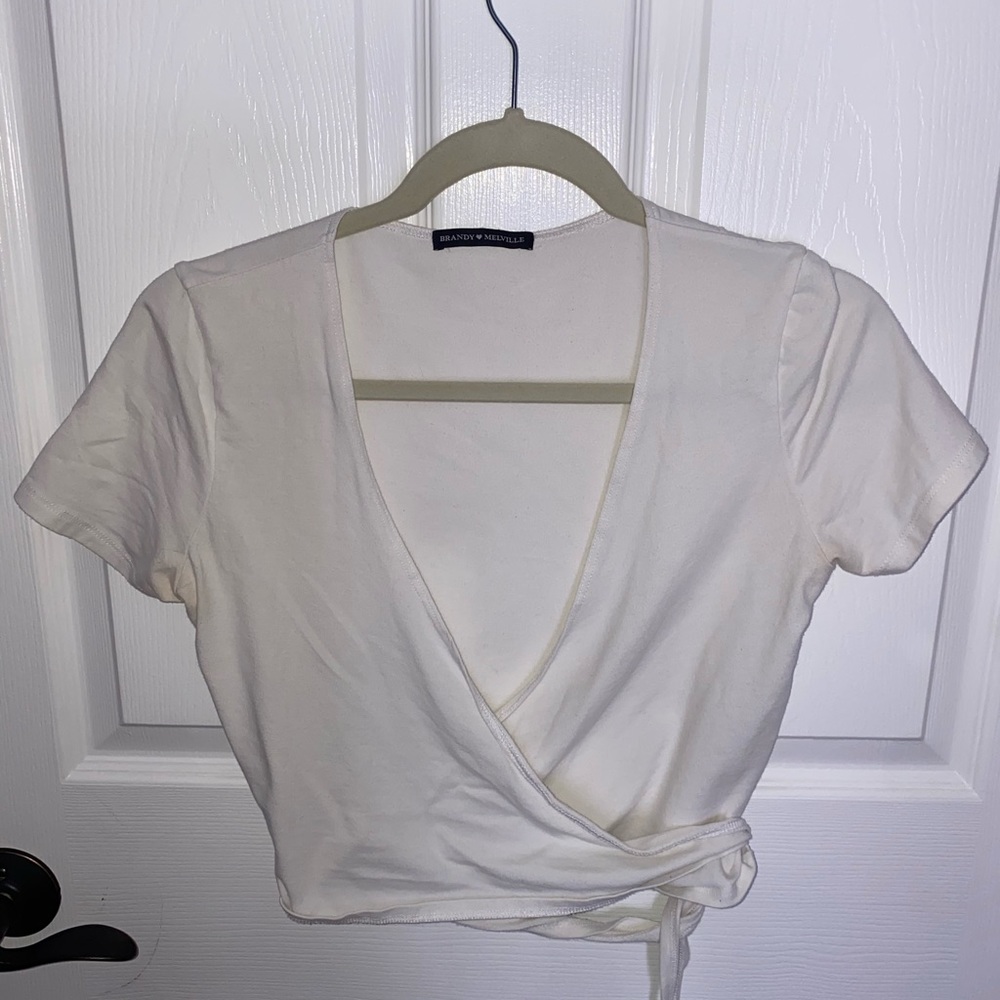Brandy Melville White Rae Top